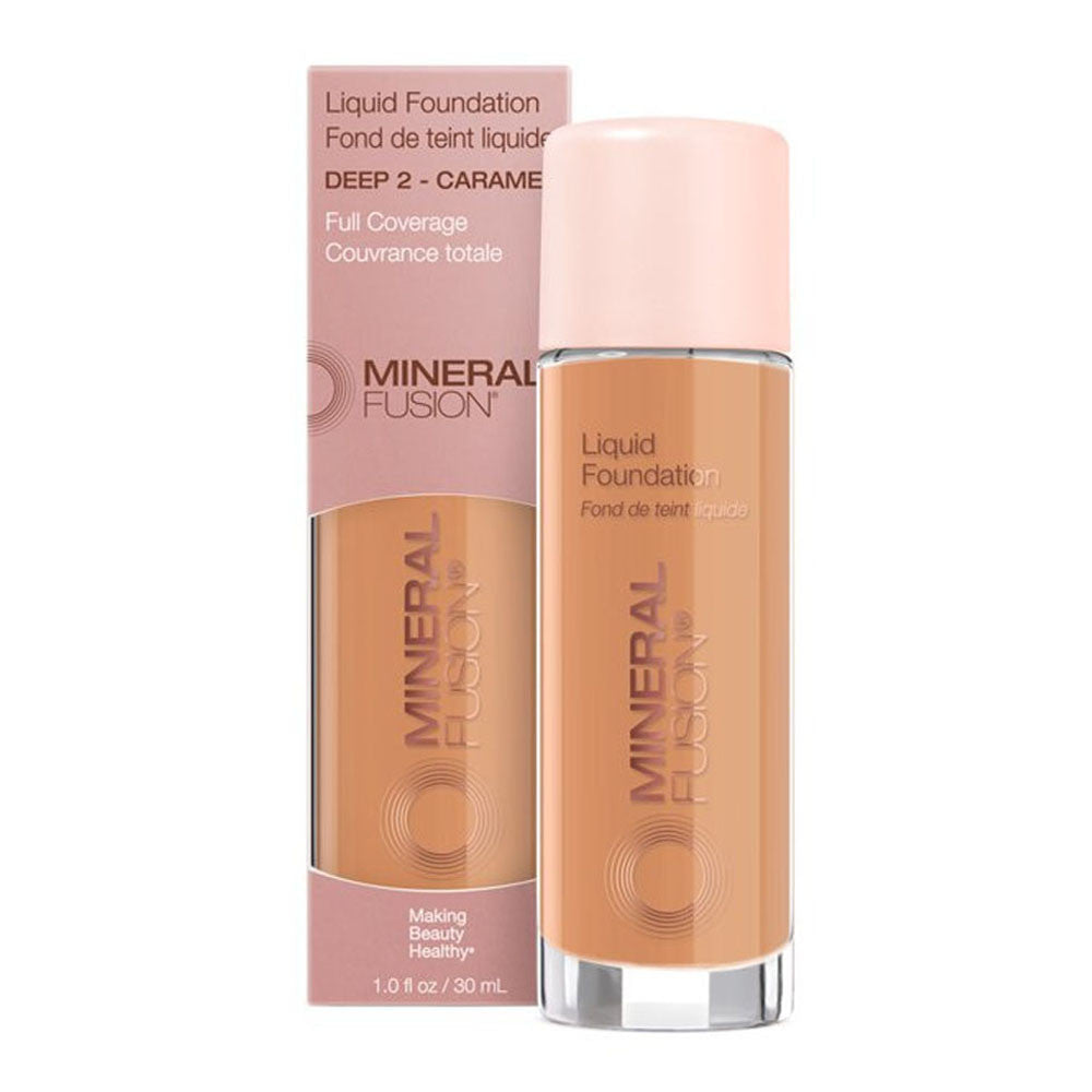 Mineral Fusion Liquid Foundation, Deep 2 Caramel, 1 Oz